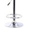 Armen Living Java Barstool in Chrome finish with Walnut wood and Black Faux Leather LCJABABLKWA - alternate 2